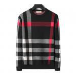 homme burberry pulls gilets red black grid